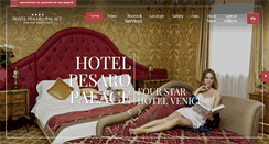 Desktop Screenshot of hotelpesaropalace.it